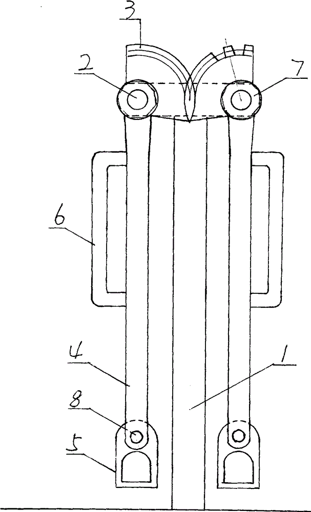 Leg crossing device