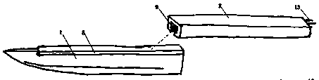 External heated electric diathermy knife