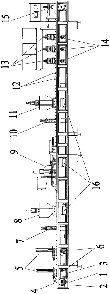 Full-automatic food filling production line