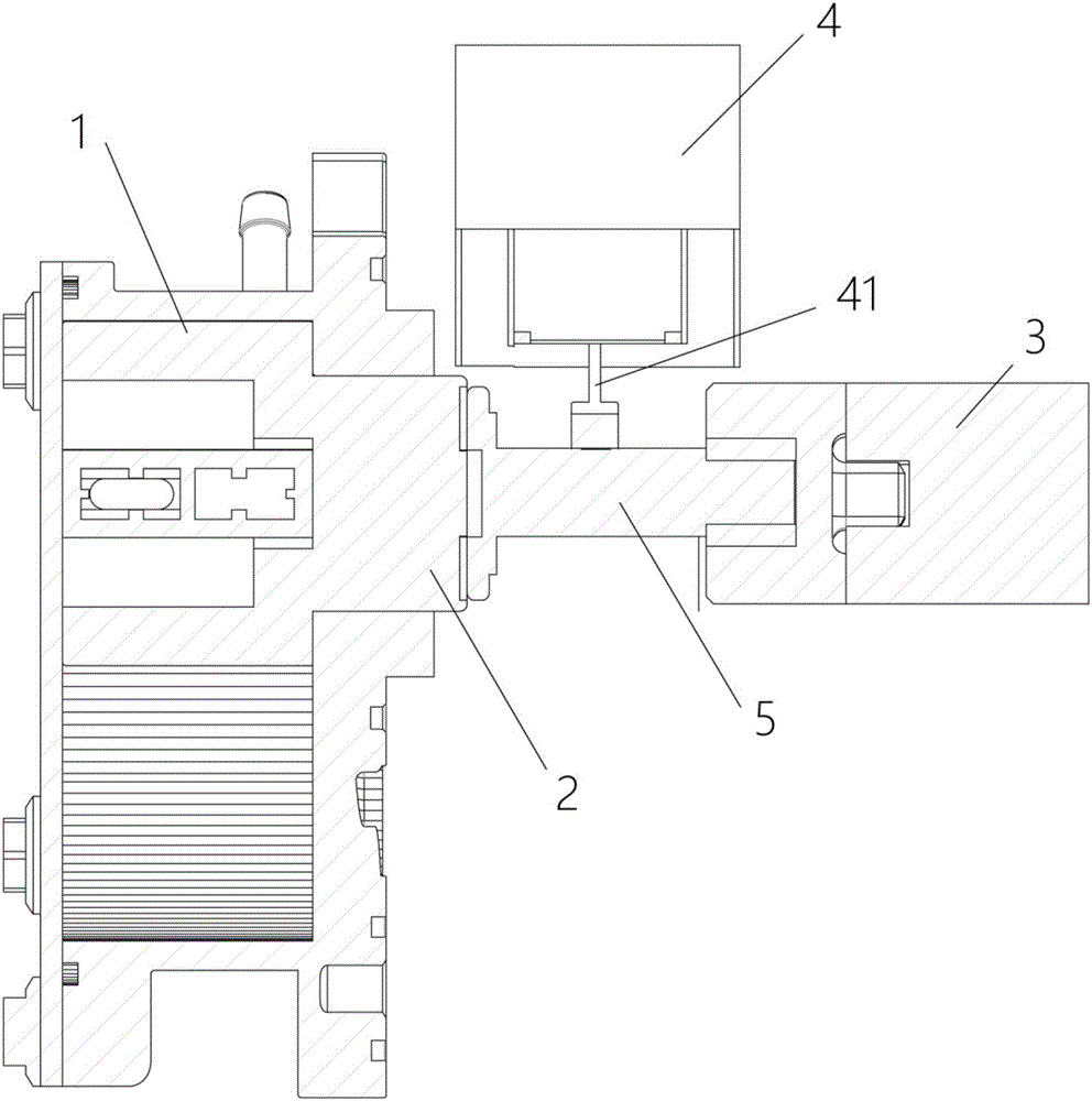 Air cylinder type vacuum pump