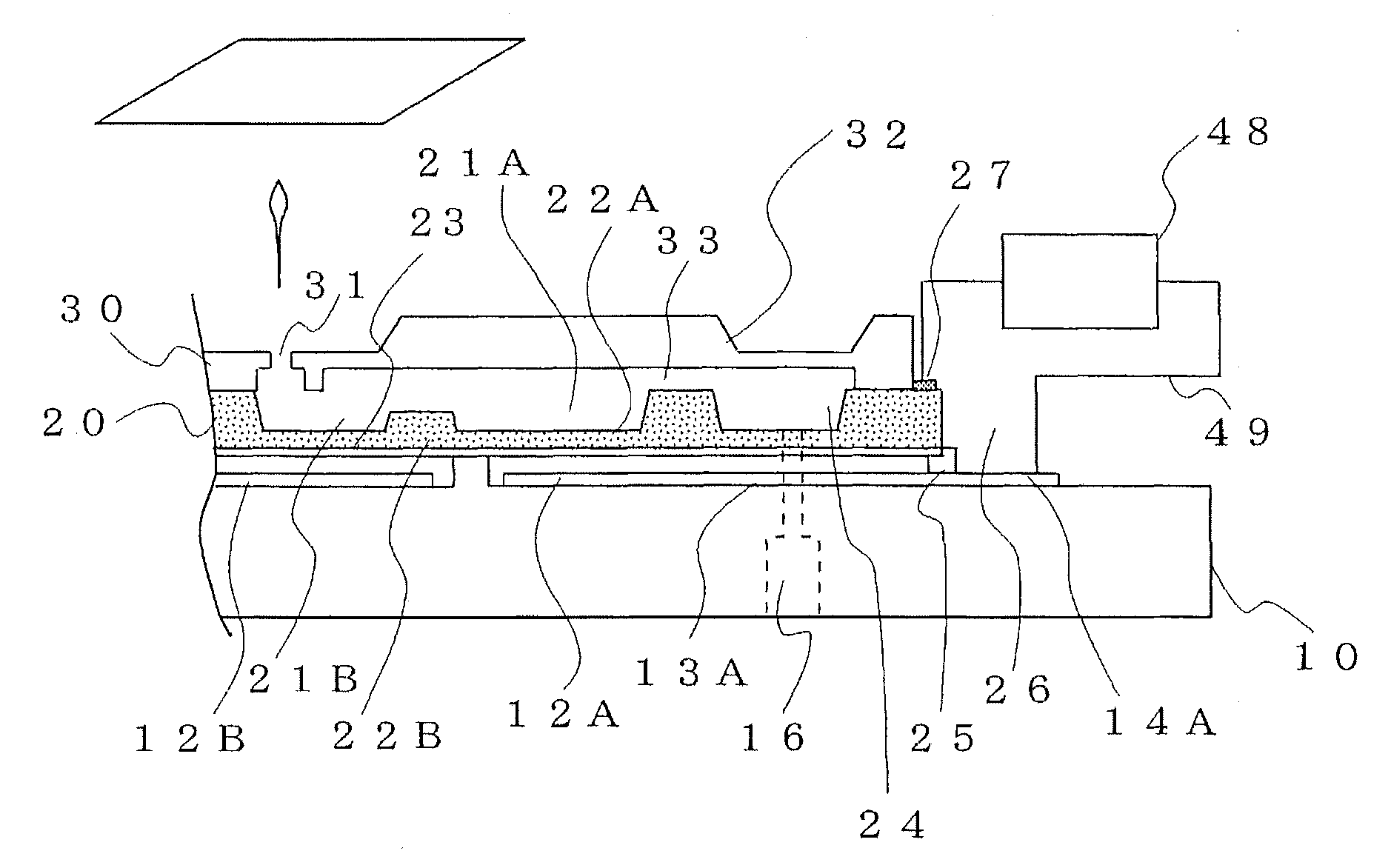 Droplet discharge head, droplet discharge device, and discharge controlling method thereof