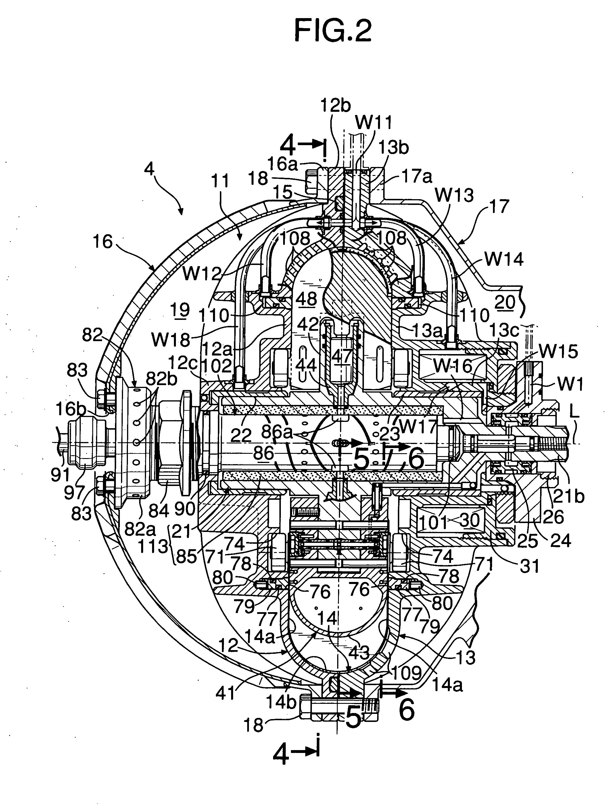 Rotary fluid machine