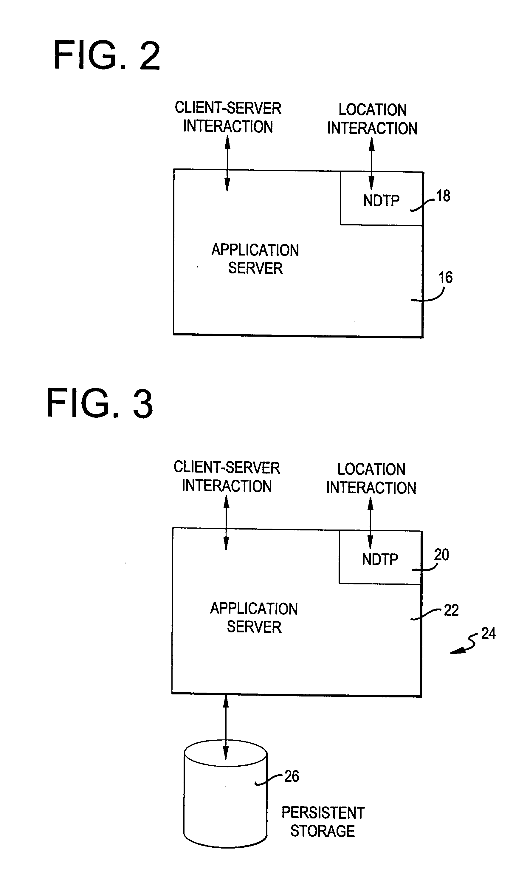 Method and apparatus for managing location information in a network separate from the data to which the location information pertains