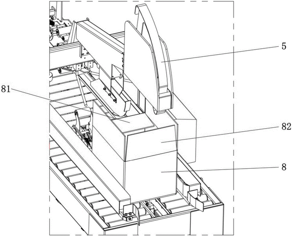 Safety carbon cover folding device