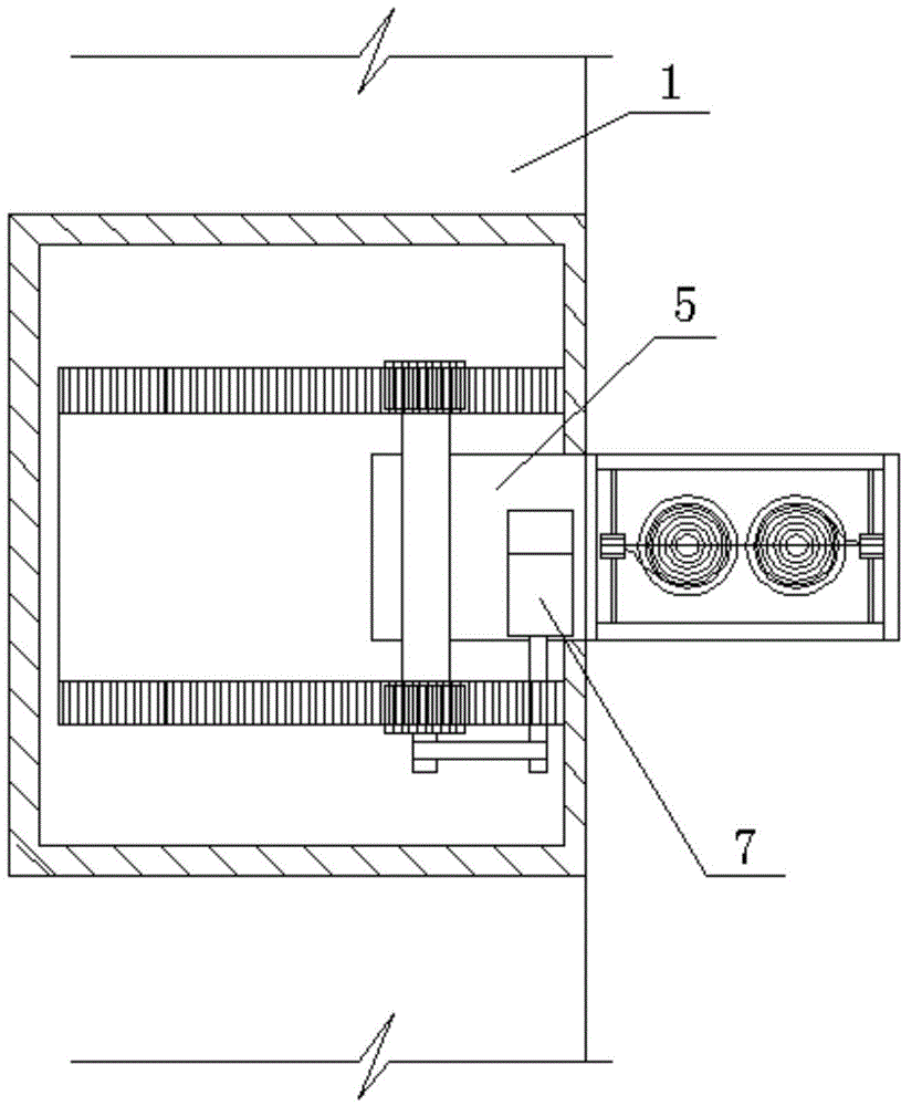 Fire rescue air supply system of building