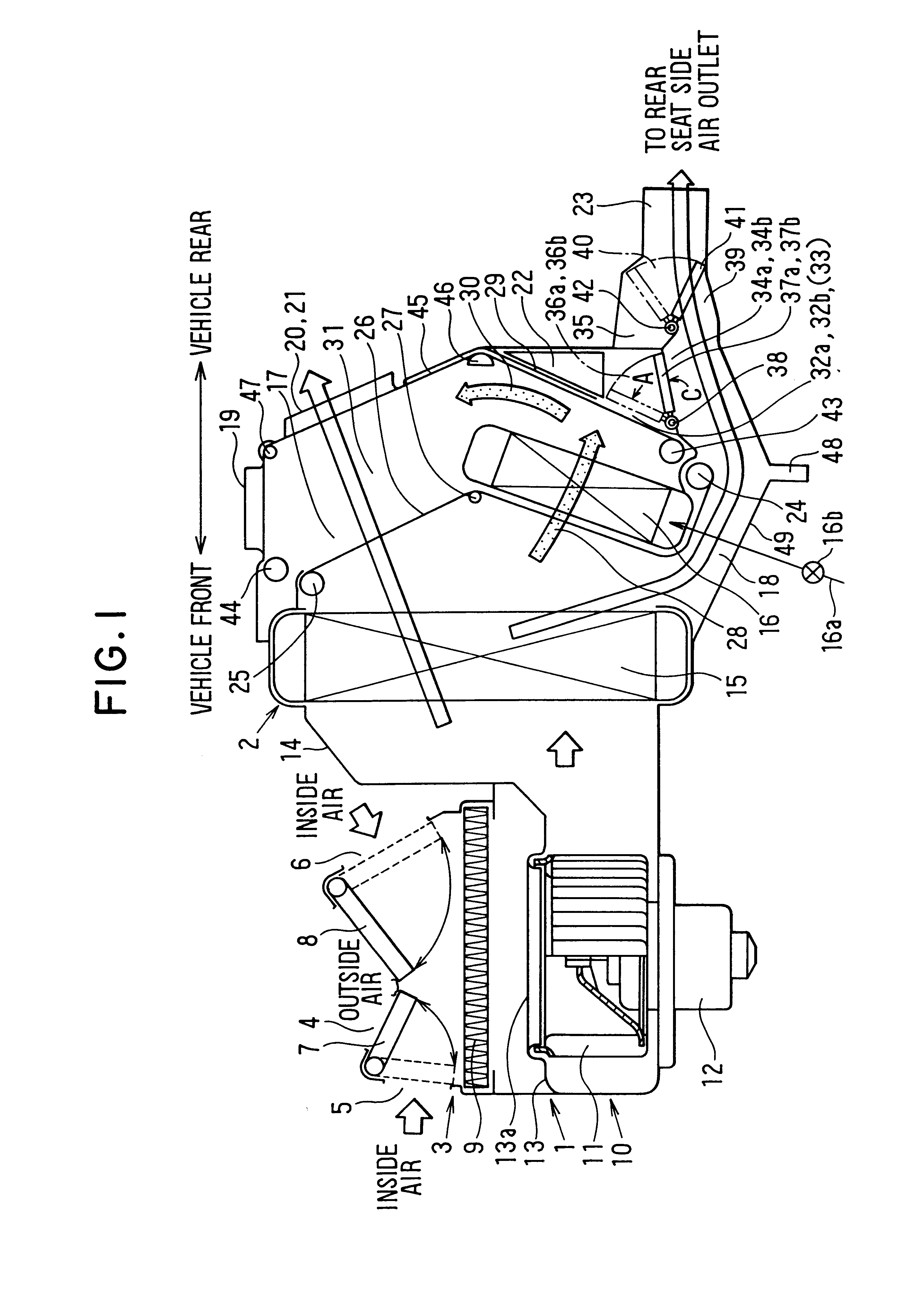 Air conditioning apparatus for vehicle