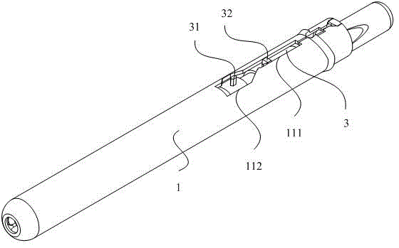 Pressing type writing pen