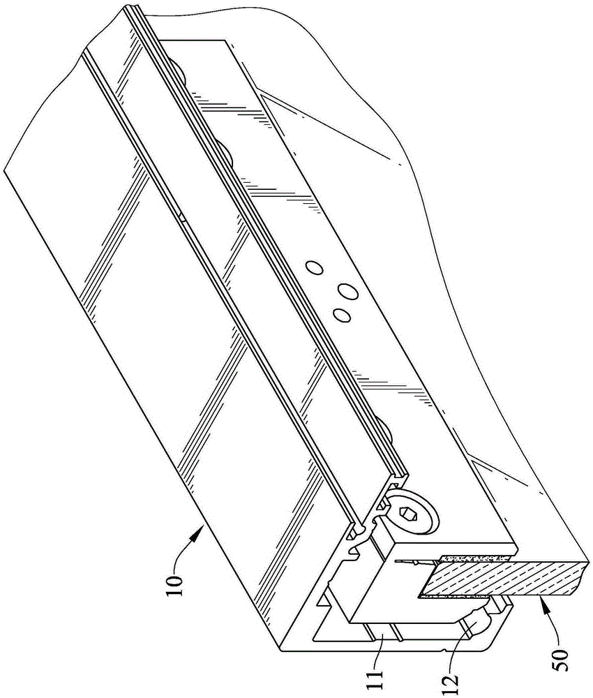 Clamping and sliding device for monorail suspended sliding doors that can be easily installed