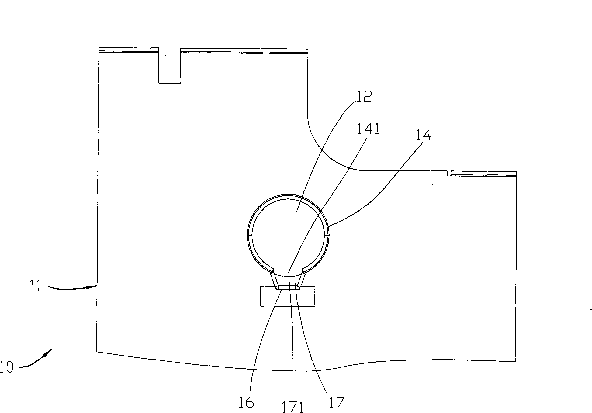 Method for compositing cooling tube and fin piece and composition thereof