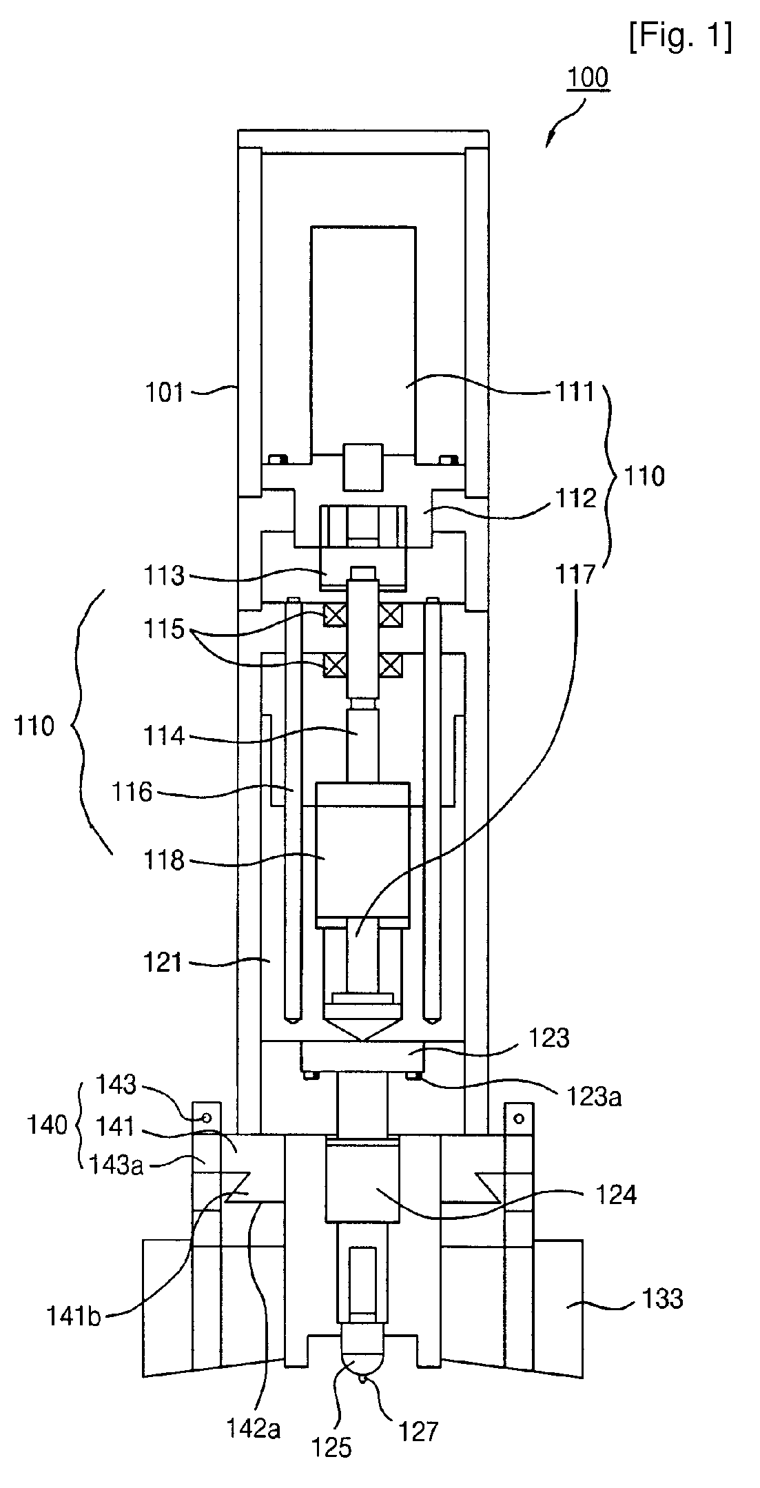 Evaluating method of the fracture toughness using the continuous indentation method