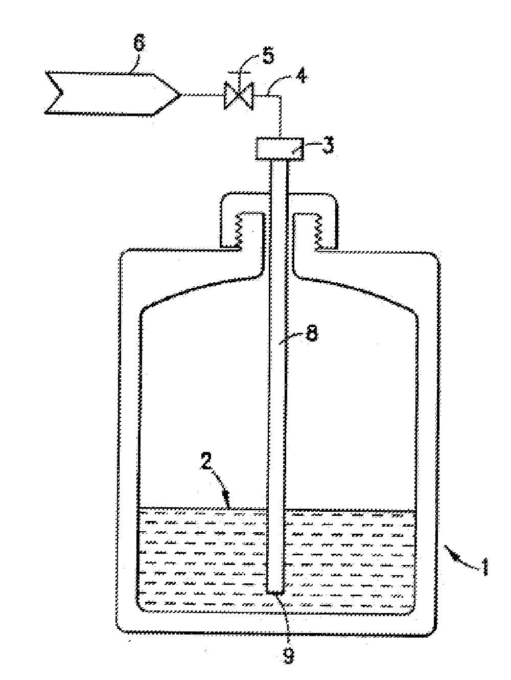 Apparatus and method for minimizing the generation of particles in ultrapure liquids