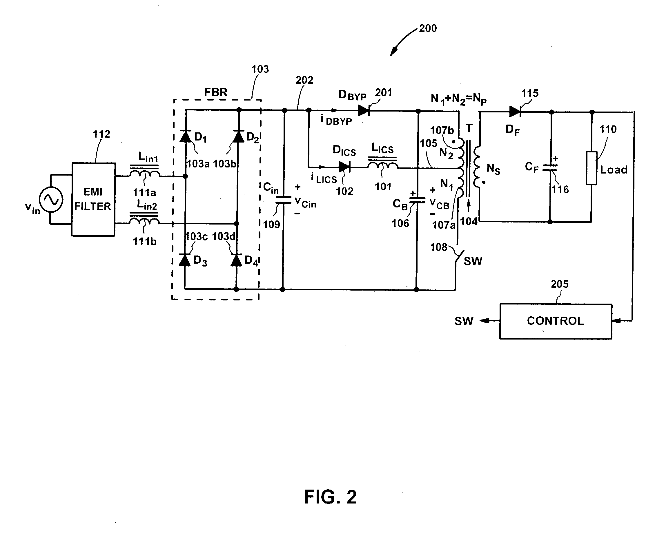 AC/DC flyback converter