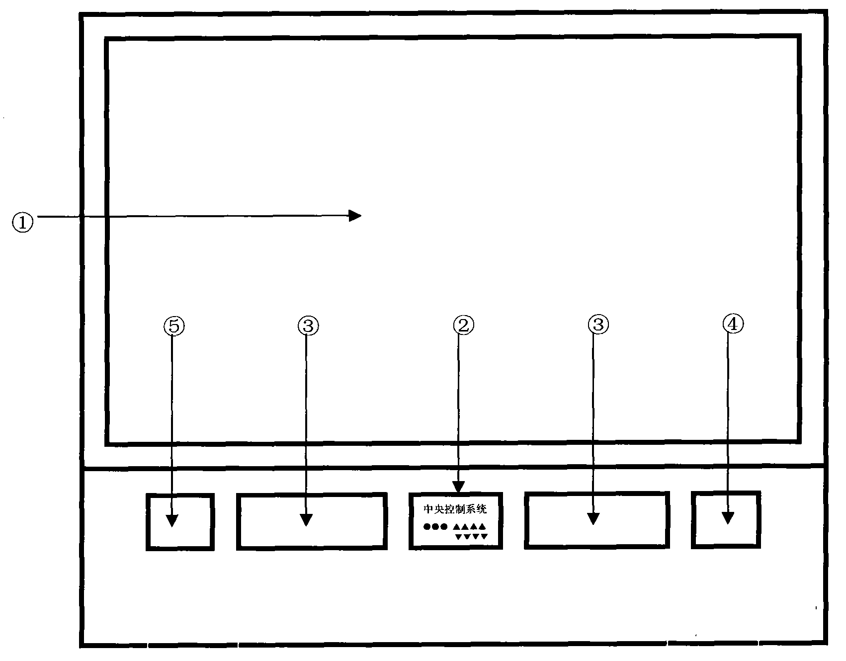 Lifting cabinet type integrated multimedia teaching machine capable of being used in mobile mode