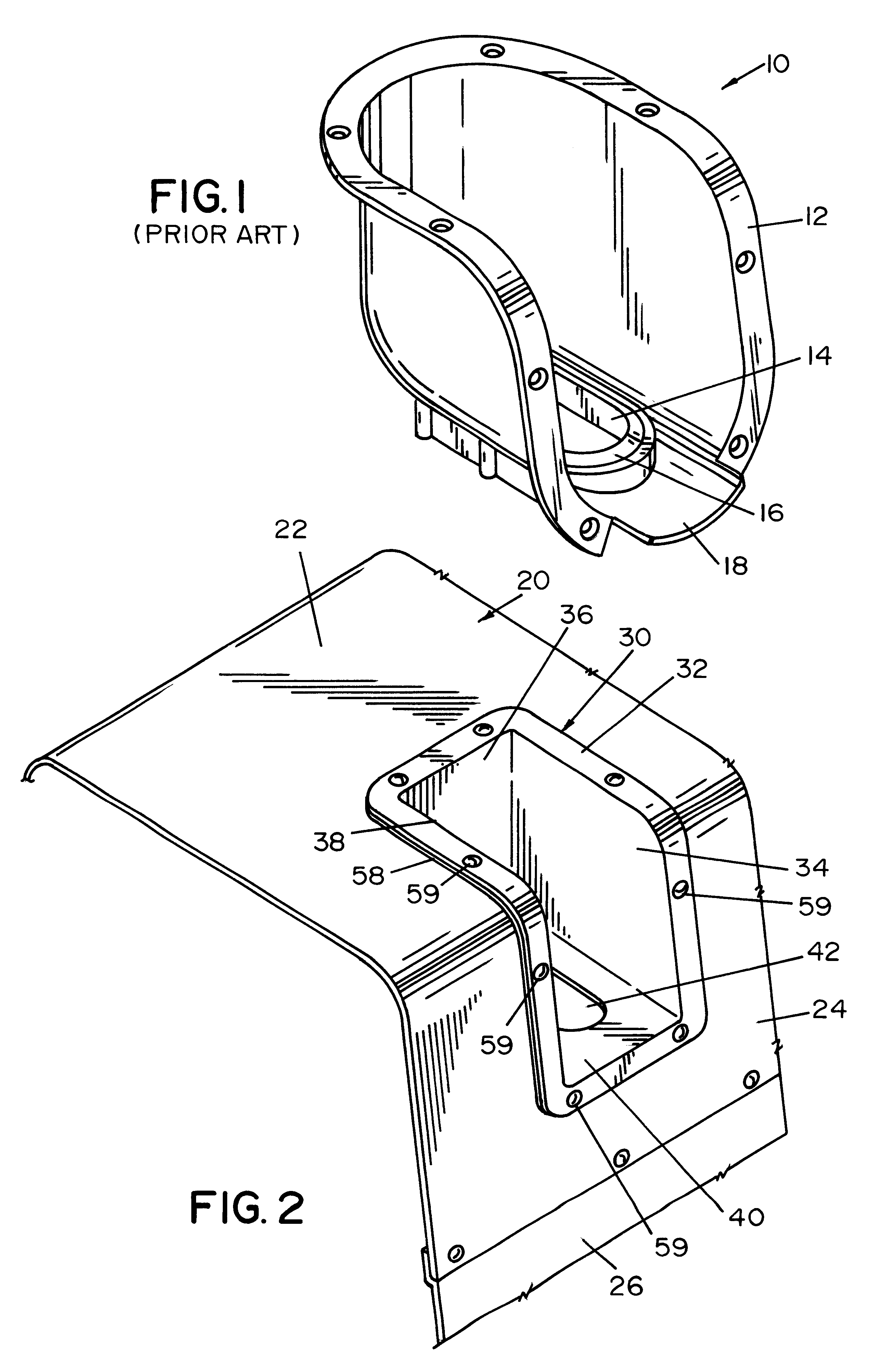 Rigid insert for engine welder cowing