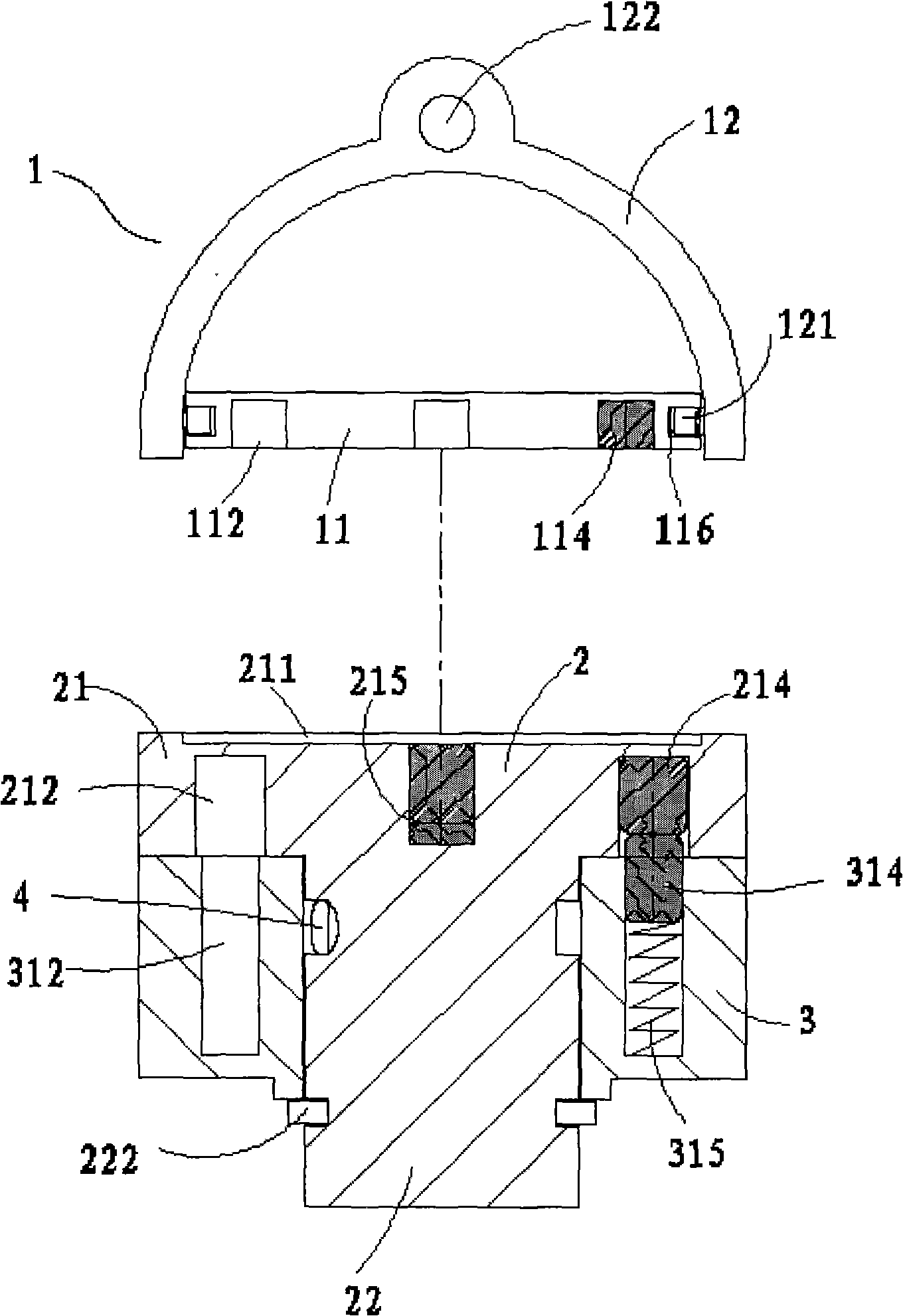 Novel magnetic mechanical anti-theft lock