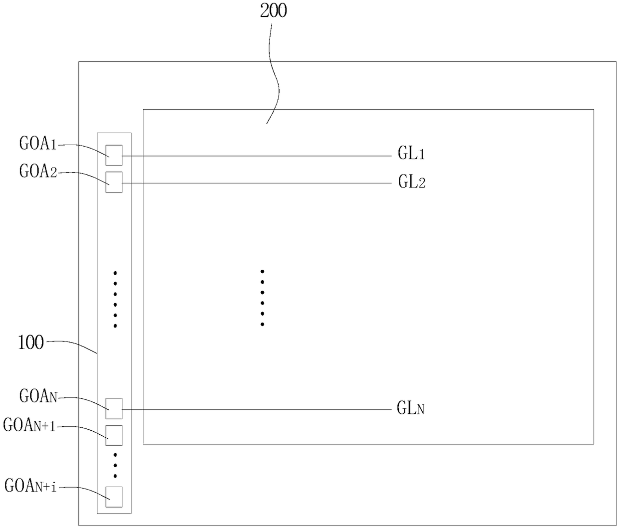 GOA circuit and liquid crystal display panel