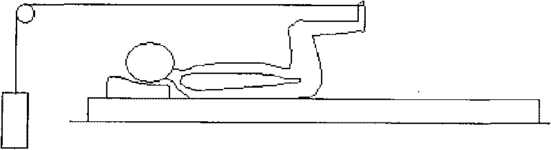 Method for finding out mattress with proper hardness and pillow with proper height by comparing muscle strength