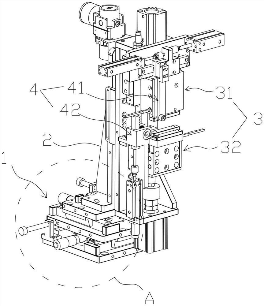 Flattening and hot pressing mechanism