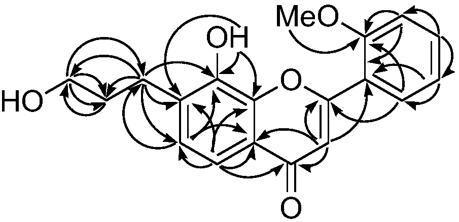 Flavonoid compound extracted from aloes as well as preparation method and application thereof