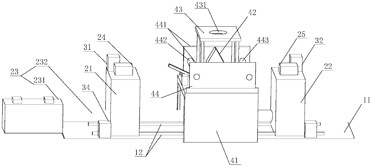 Microstructure observation device applicable to metal material bending deformation