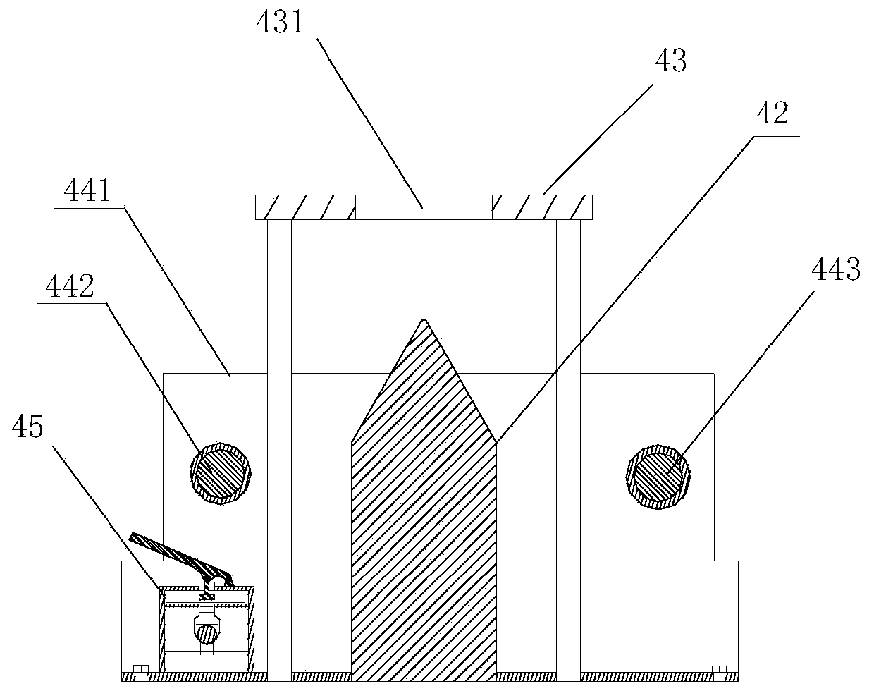 Microstructure observation device applicable to metal material bending deformation