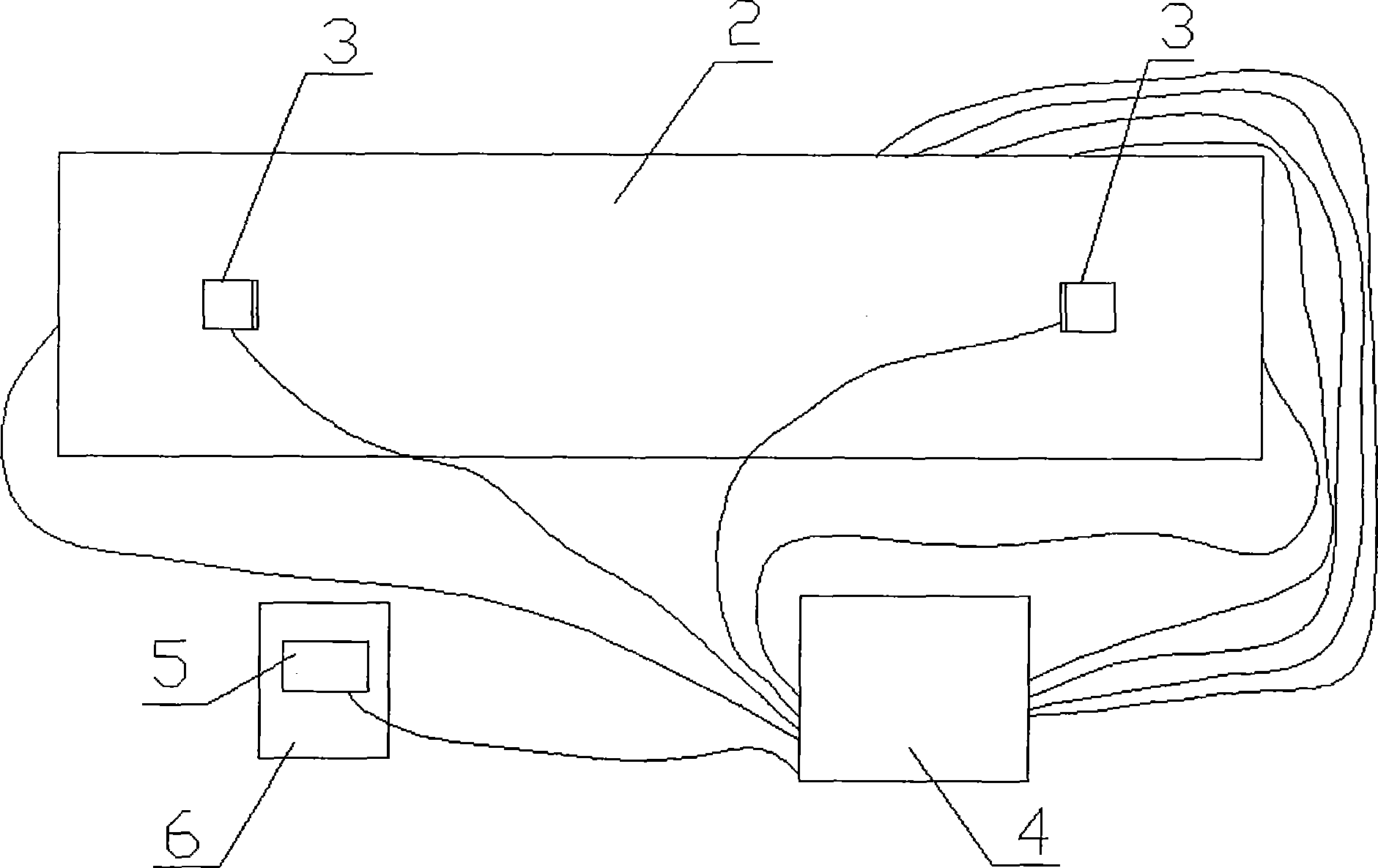 Expansion/shrinkage stress testing device for cement-based material