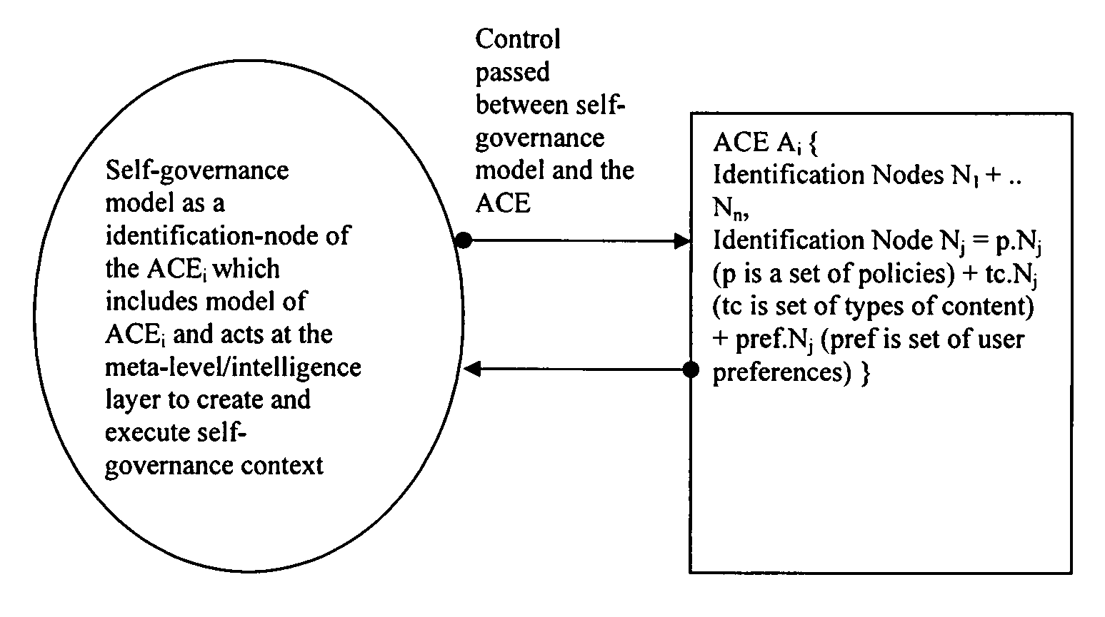 Content access rights management system which embeds restricted metadata into a picture