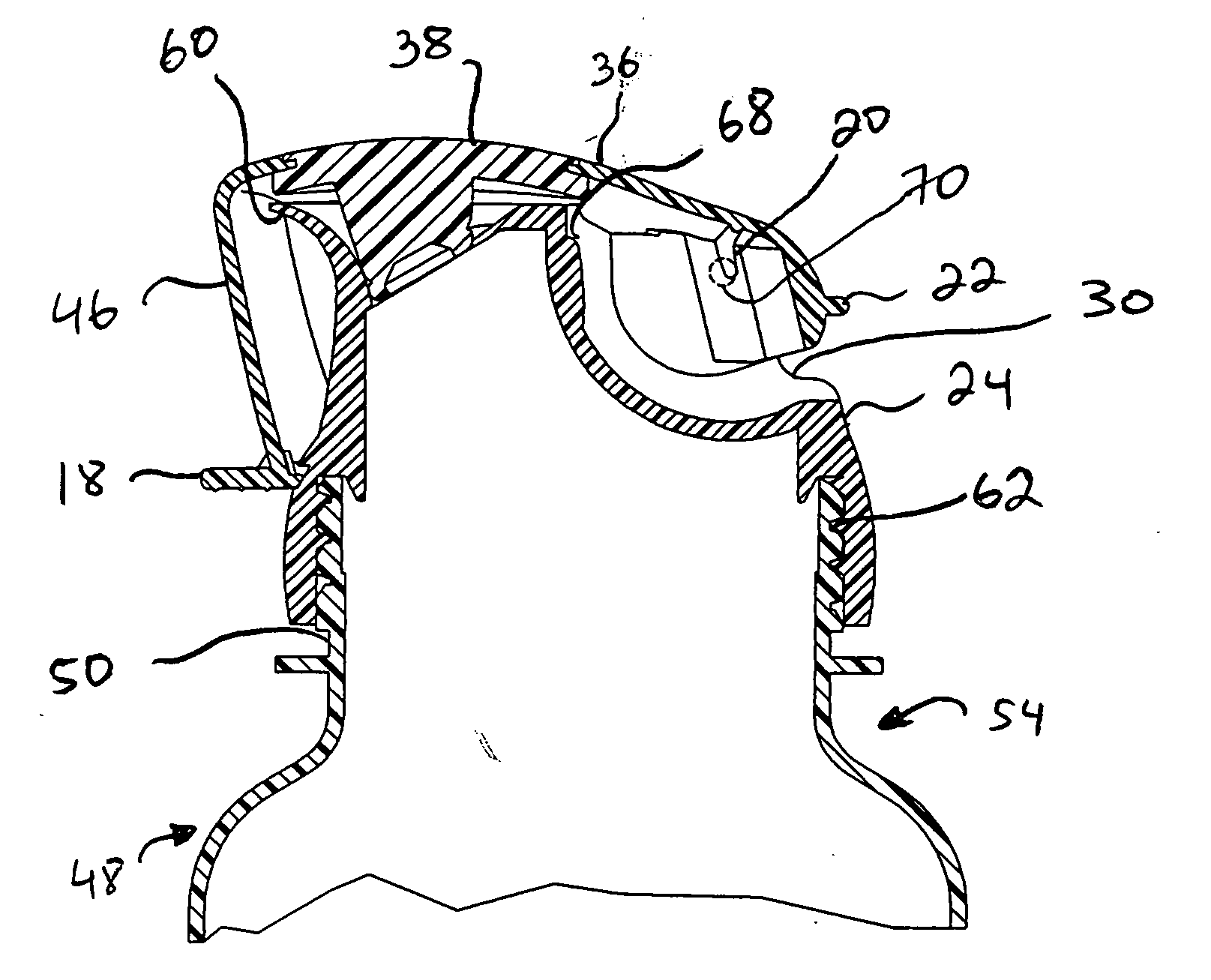 Squeeze bottle cap