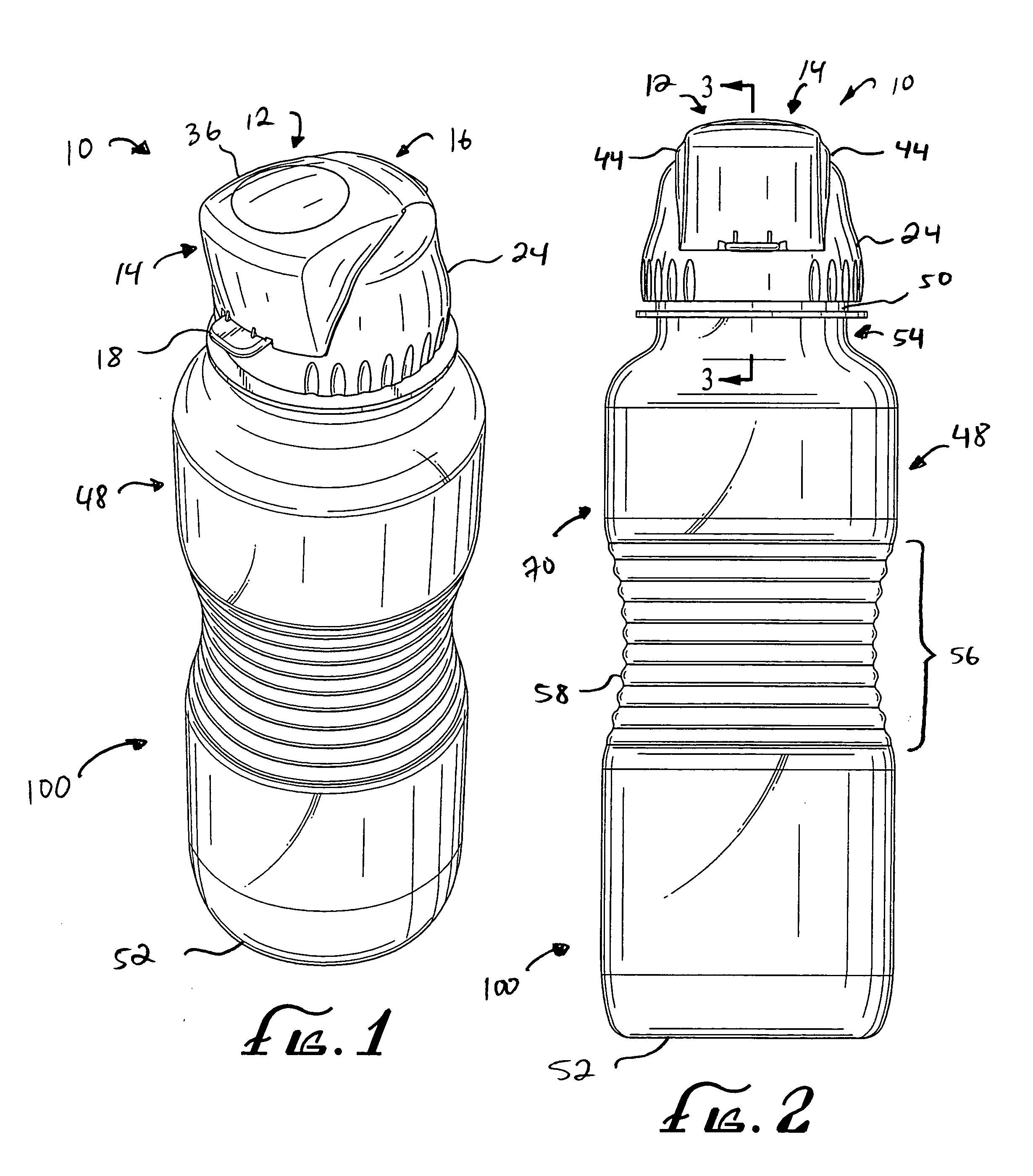 Squeeze bottle cap