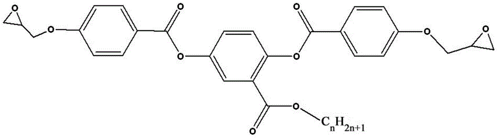 A kind of liquid crystal epoxy resin-carbon fiber composite material and preparation method thereof