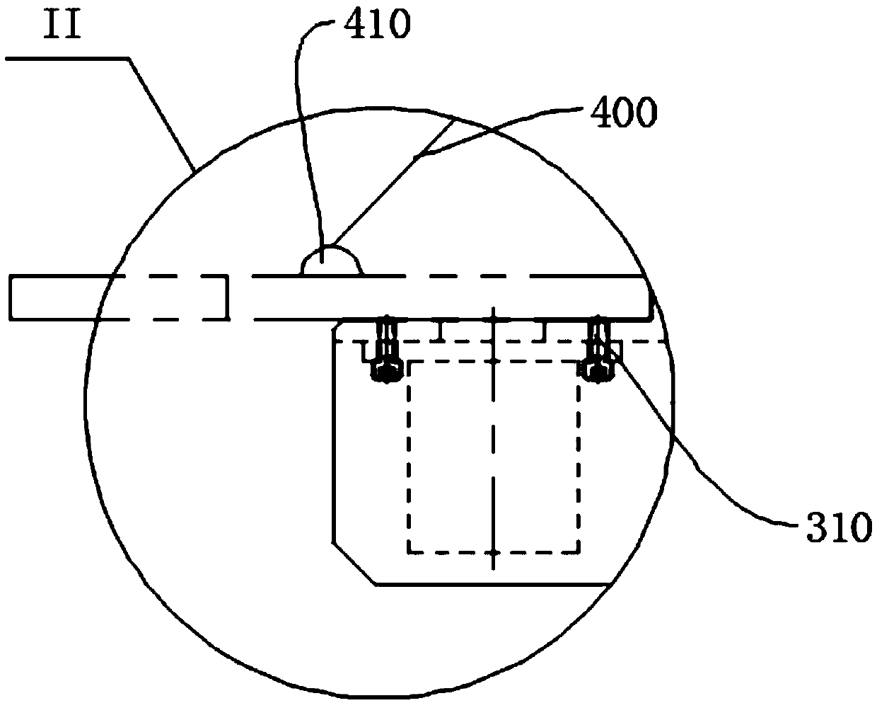 Maintenance crane and rail type container portal crane