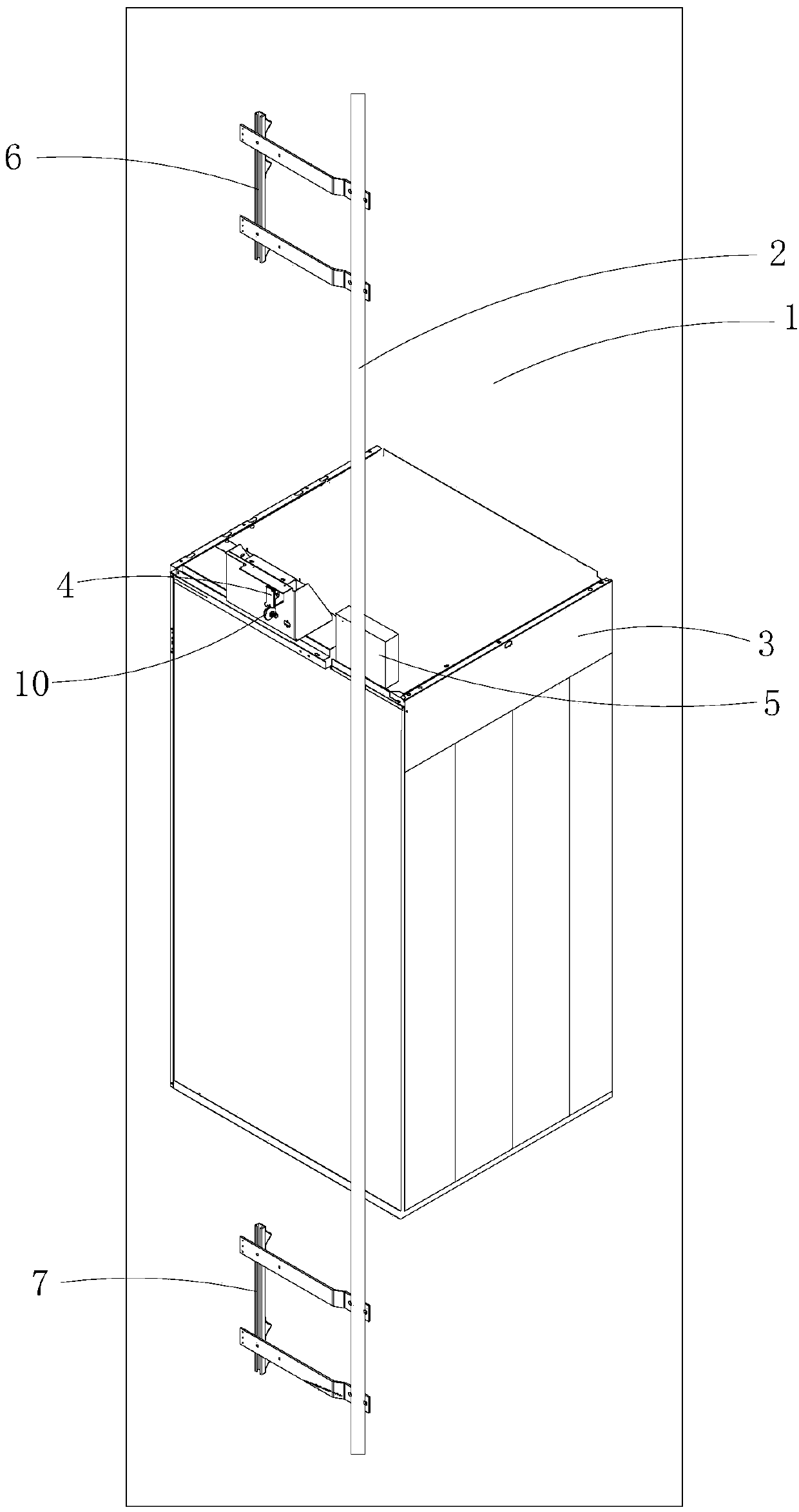 Structure simple elevator and control method thereof