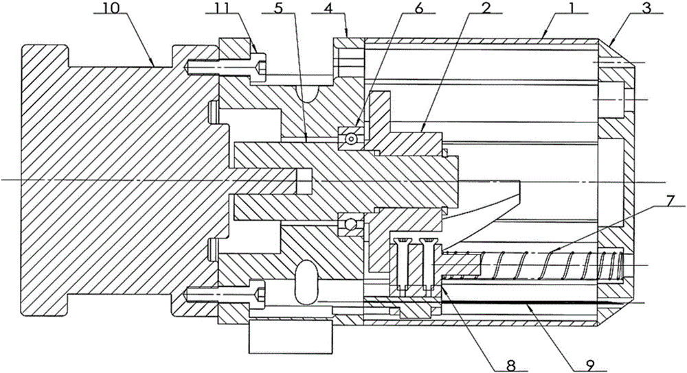 Automatic needle discharge type multi-sample gas-liquid sampler based on negative pressure sampling method