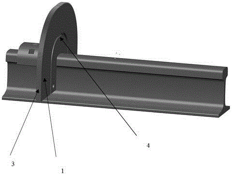 Portable curve-controlled high-precision steel rail profile modeling grinding machine