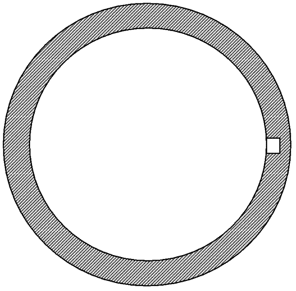 Electromagnetic acoustic sensor with consistent circumferential direction and single S0 mode Lamb wave