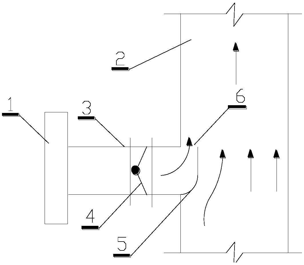 Design method of uniform diversion component based on exhaust duct area control