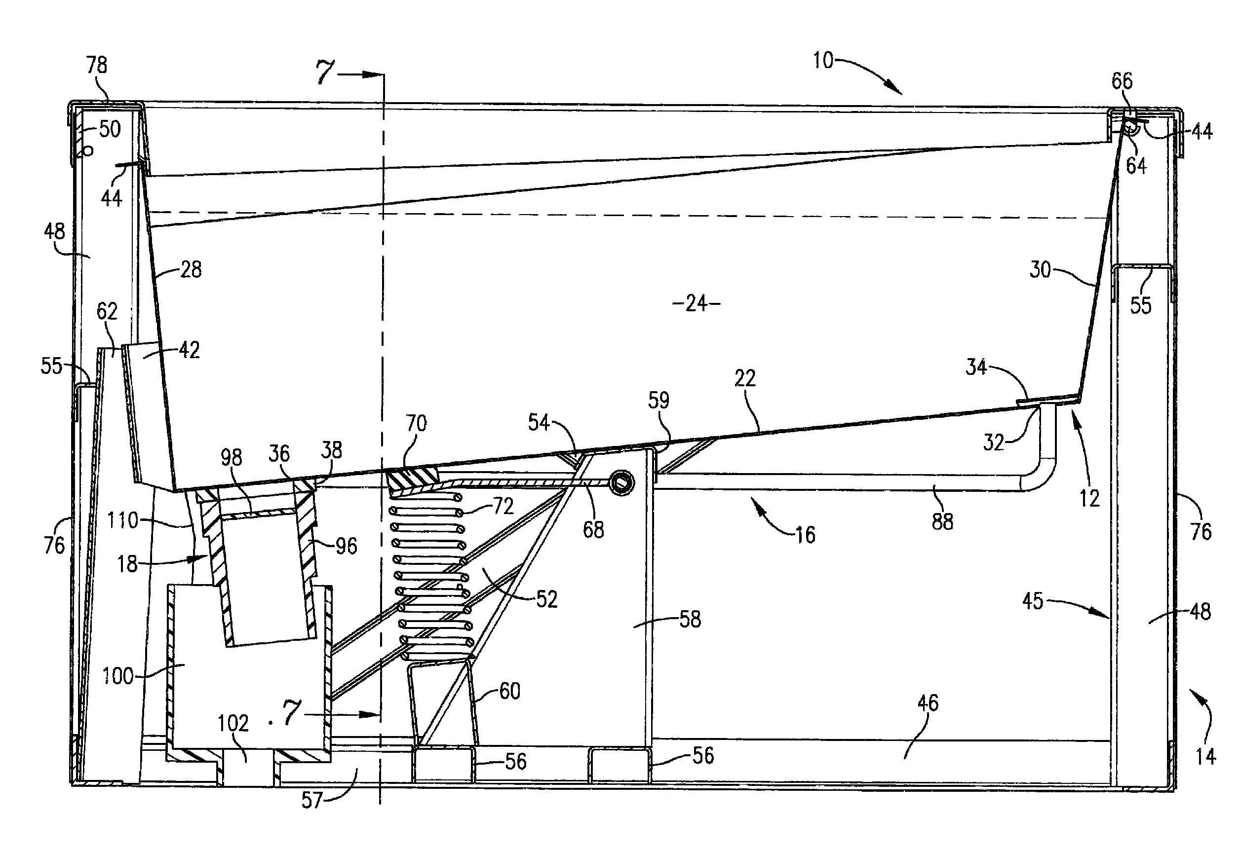 Self-cleaning animal watering device