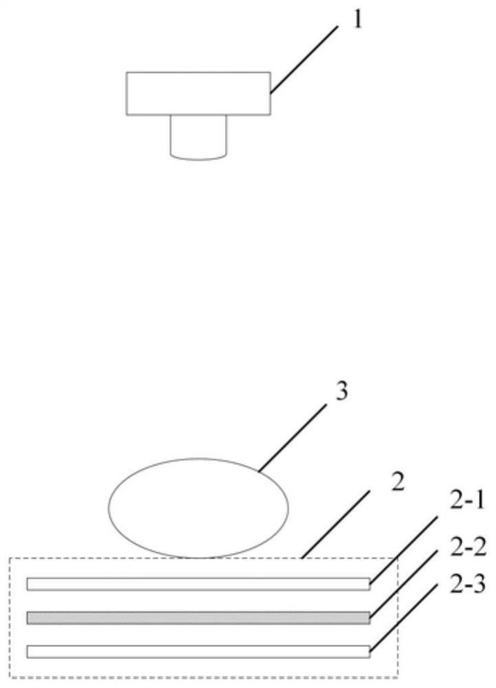 Multi-layer X-ray detector image processing method and terminal