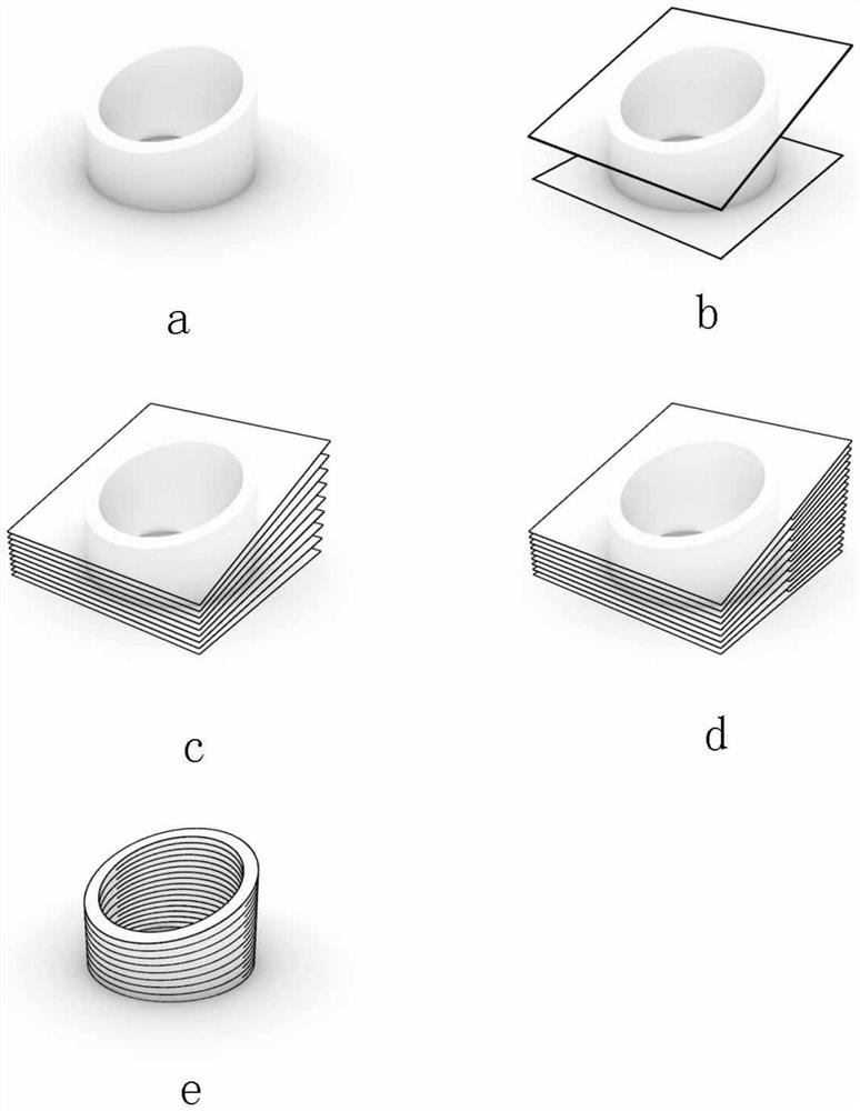 3D concrete printing path planning method for realizing inclined top surface