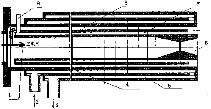 Oxygen blowing apparatus for smelting steel, technology and application