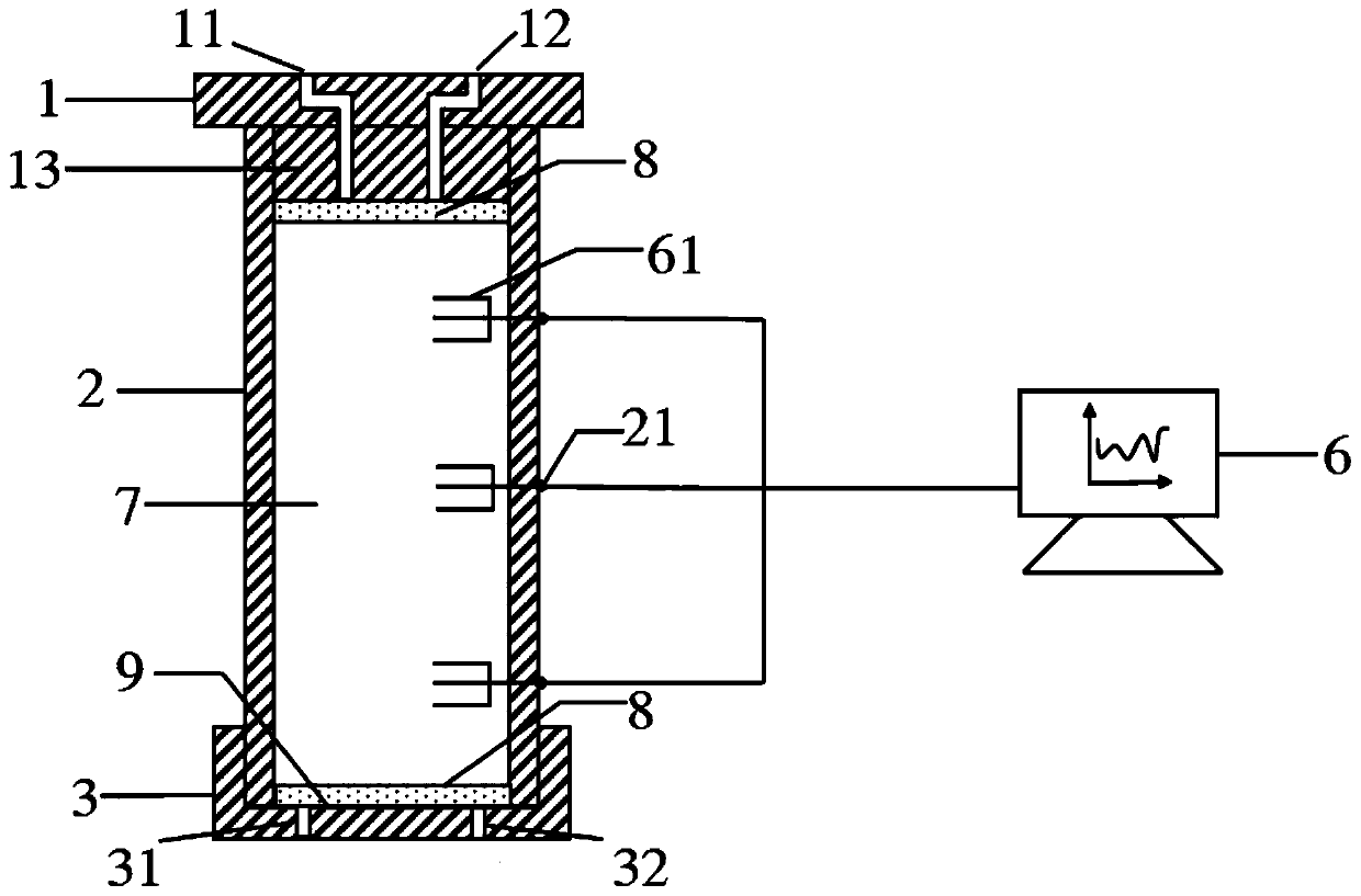 Polluted soil body suction and pore solution concentration measuring method and device