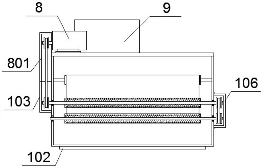 Crushed stone collection device for mine crushing machinery