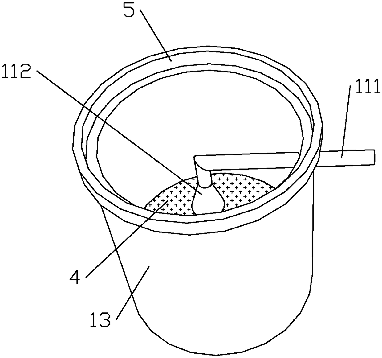 Multi-layer column leaching device for soil pollutant leaching