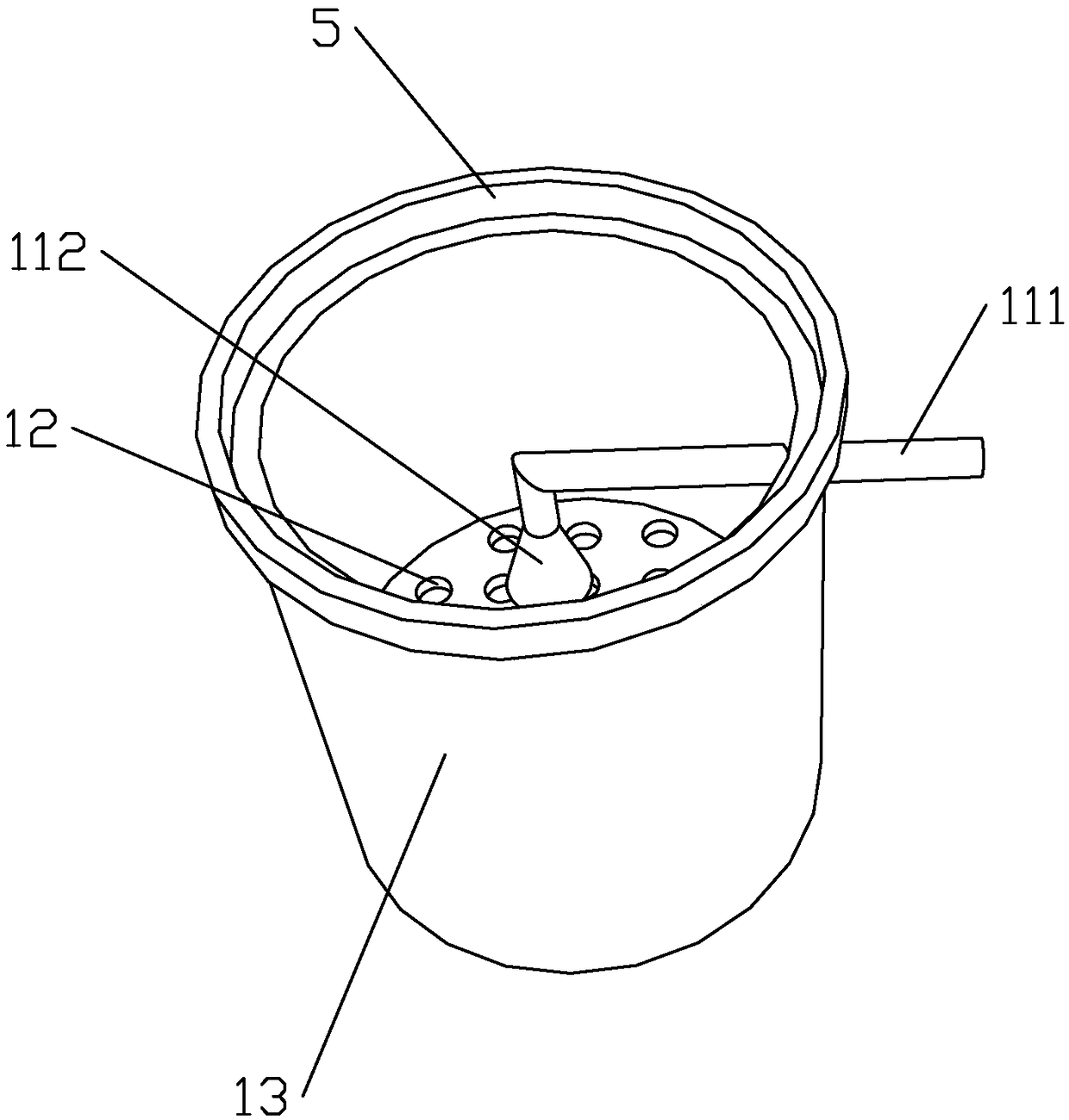 Multi-layer column leaching device for soil pollutant leaching