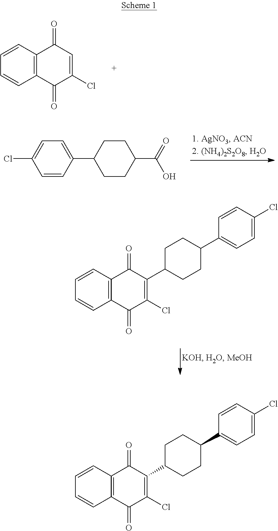 Process for the preparation of atovaquone