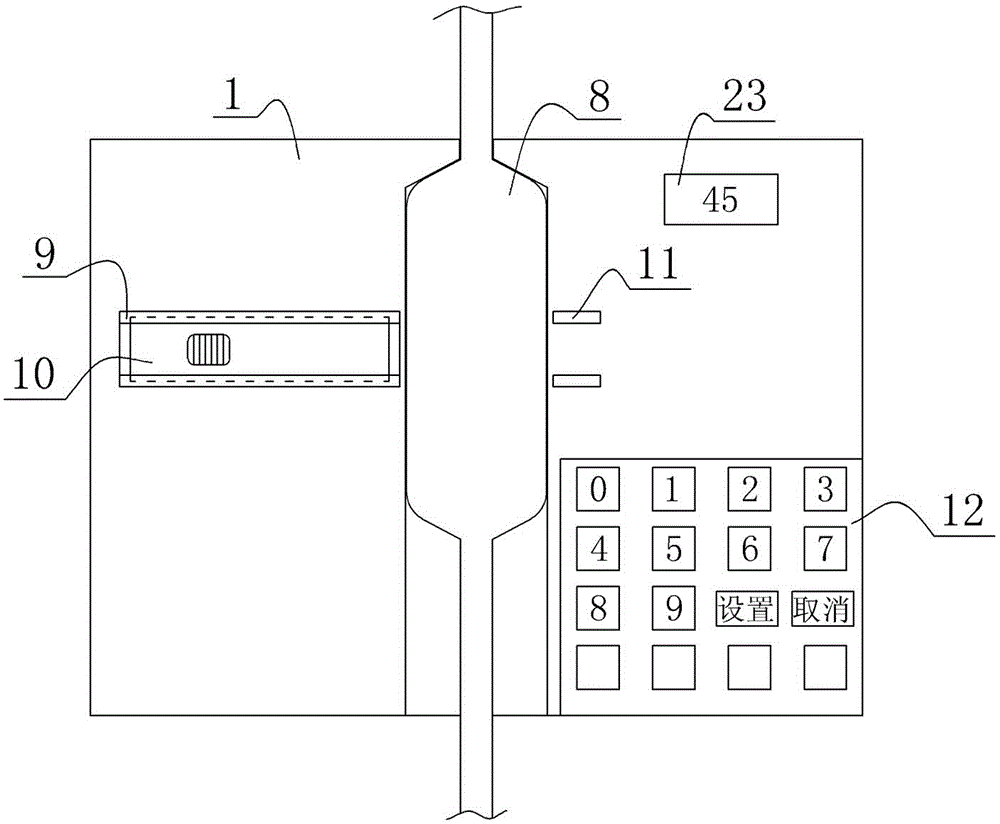 Dependable ward transfusion dripping-speed monitor