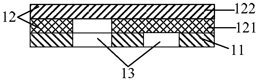 Anti-counterfeiting structure comprising a plurality of color layers and production method thereof