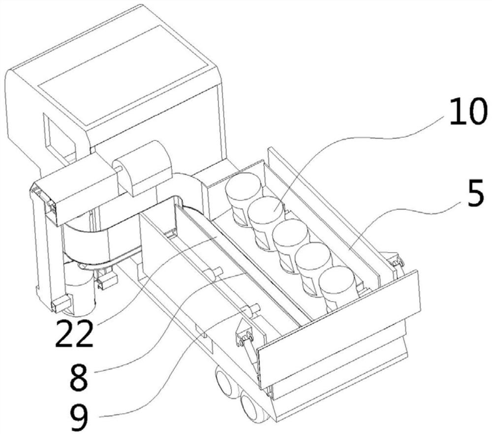 Highway anti-collision bucket automatic layout structure and its construction method