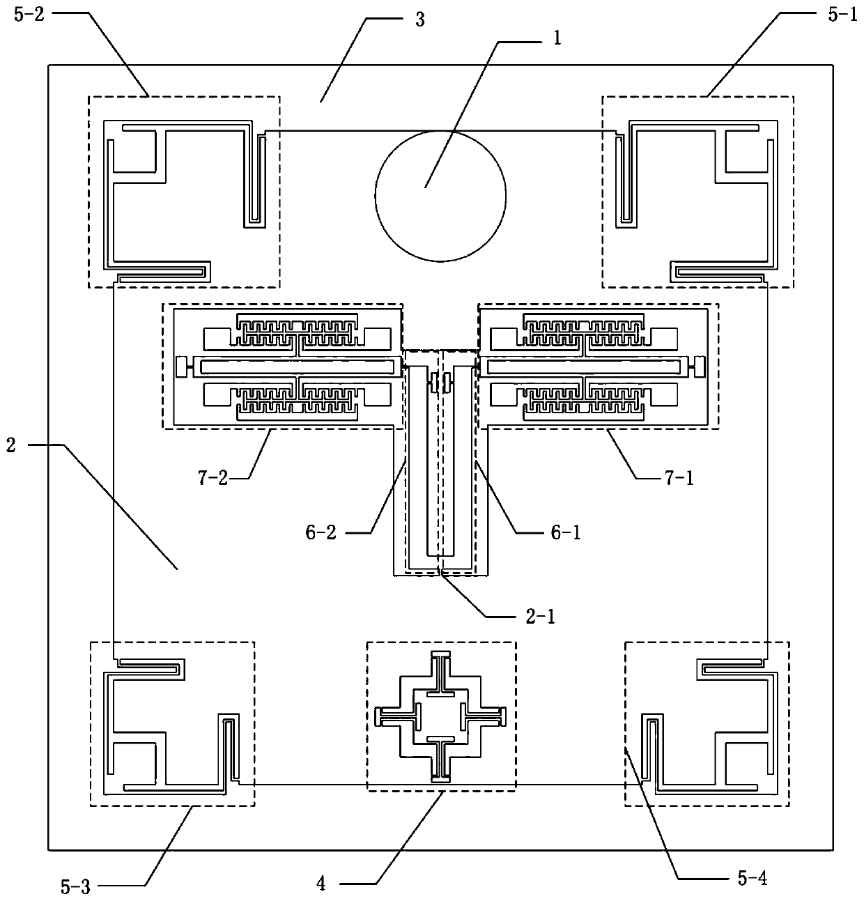 Resonant bionic hair flow velocity and acceleration microsensor with two-stage lever amplification