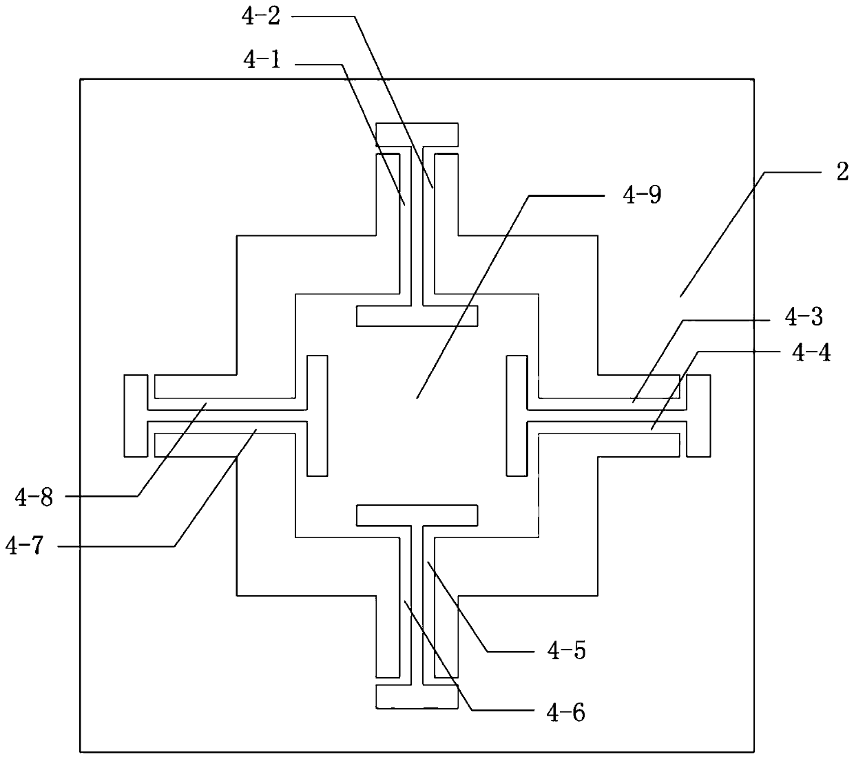 Resonant bionic hair flow velocity and acceleration microsensor with two-stage lever amplification